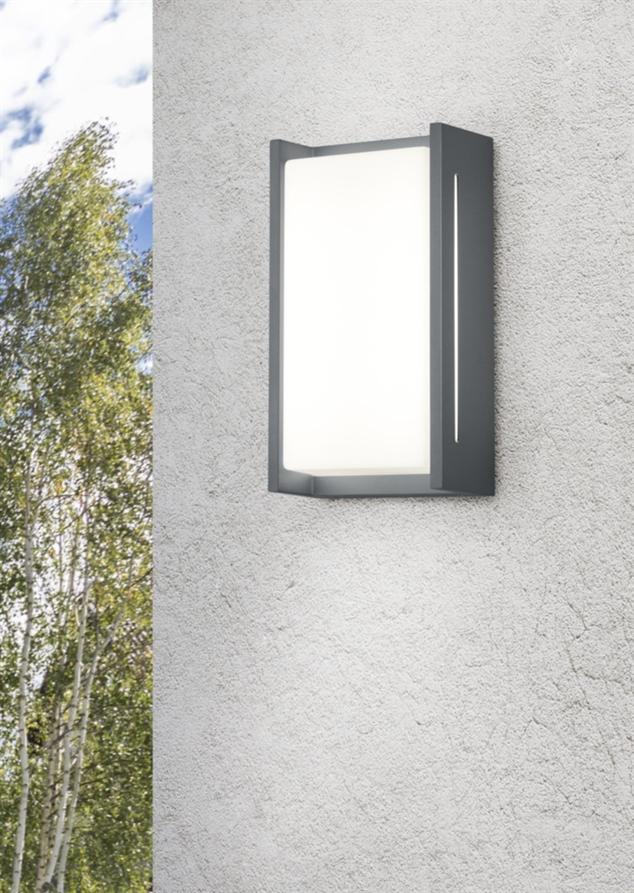 Applique murale d''extérieur Indus Anthracite H.23cm - TRIO