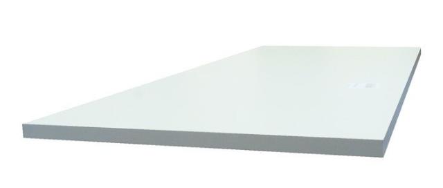 Tablette mélaminée blanche 120cm 200x18 mm - SUP BOIS