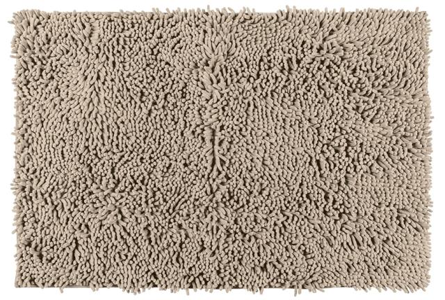 Tapis de bain chenille 50x80 sable