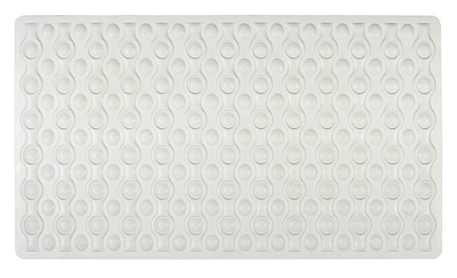 Tapis de bain rocha 70x40 cm blanc