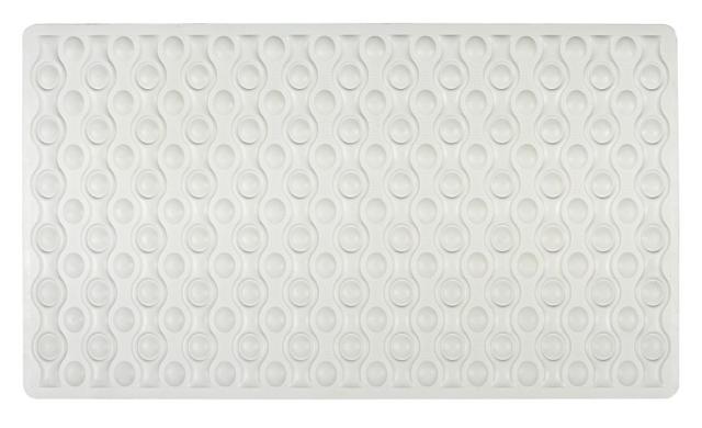 Tapis de bain rocha 70x40 cm blanc