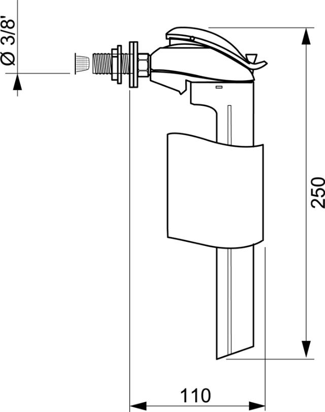 Robinet flotteur servo-valve