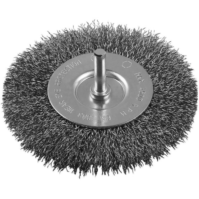 BROSSE PERCEUSE COUPE ONDULE 75 ACIER