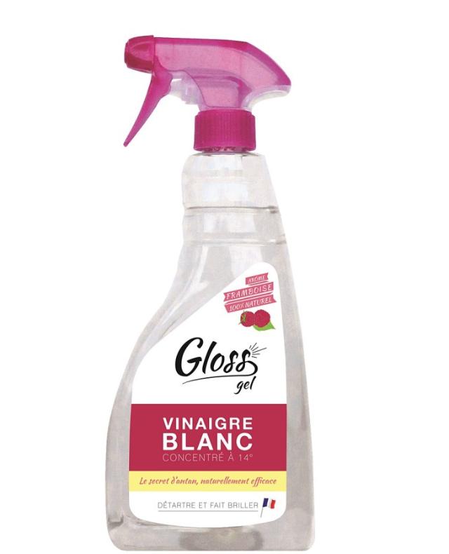 Gloss vinaigre blanc gel framboise 750 ml