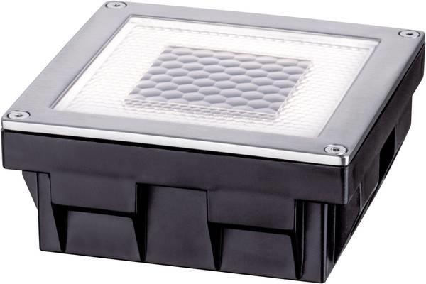 Extérieur solaire Encastré de sol Cube 10x10cm 0,24W 3,6lm 2700K IP67 acier inox