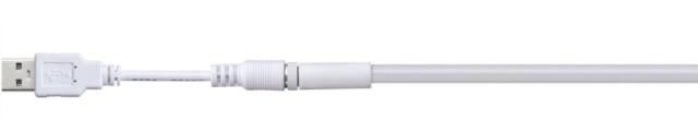 Ruban LED Neon Colorflex USB 1m bleu 4,5W 10lm 120LED 5V blanc plastique