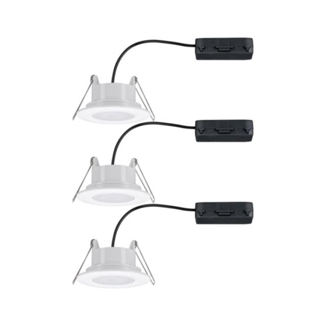 Encastré Calla LED orientable 30° D.90mm x3 6W 680lm 4000K blanc 230V BBC/IP65