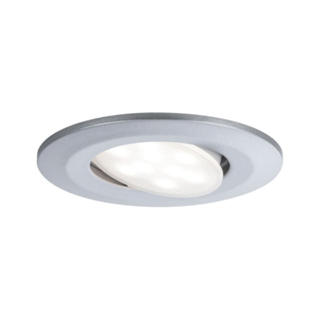 Encastré Calla LED orientable 30° D.90mm 6W 680lm 4000K chrome 230V BBC/IP65