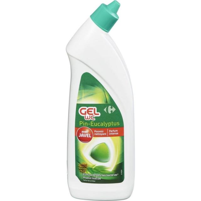 Gel wc javel pin/eucalyptus 750ml