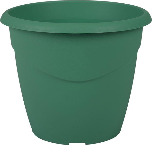 Pot rond marina 20 cm 3 l coloris vert jungle