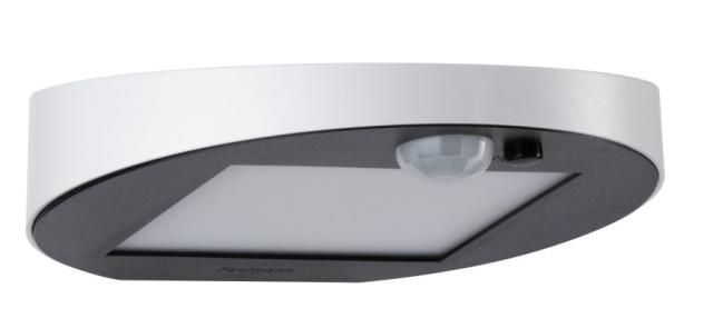 Extérieur solaire Applique Ryse 1,2W145lm 3000K détect mouv IP44 blanc