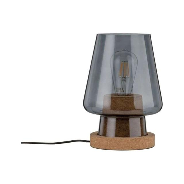 Lampe neordic iben 1x20w e27 verre/liege