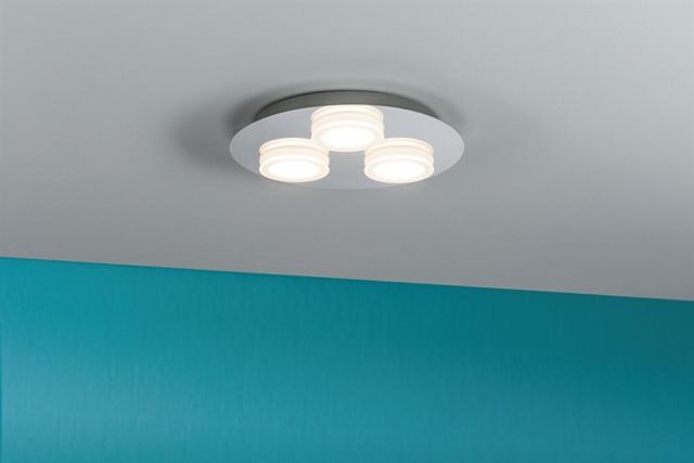 Plafonnier LED Doradus 3 x 4,7W Chrome 230V - PAULMANN
