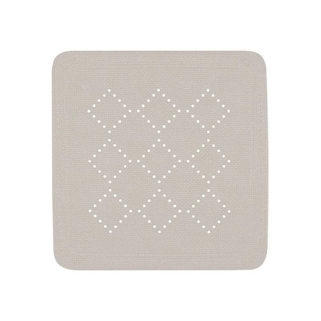 Tapis de douche 55x55 alaska taupe