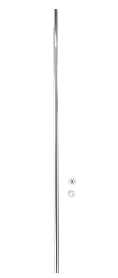 Barre de douche télescopique Ø20mm 110-185cm chromée
