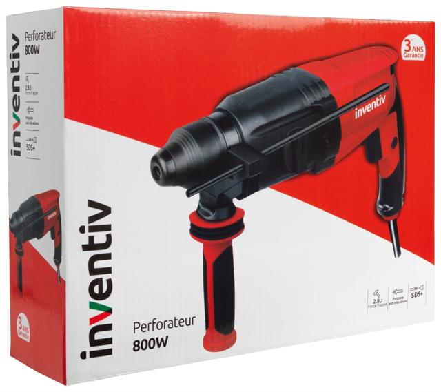 Marteau perforateur - 800W - INVENTIV''