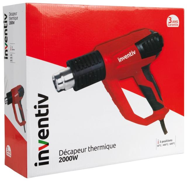 Décapeur Thermique 3 Positions INVENTIV - 2000W