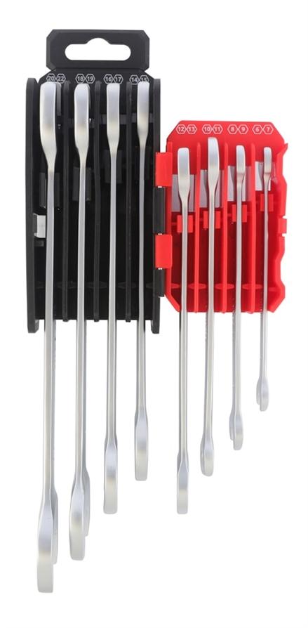Jeu de 8 clés plates 6/22mm chrome vanadium - INVENTIV
