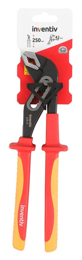 Pince multiprise isolée 250mm chrome vanadium - INVENTIV