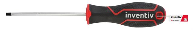 Tournevis plat électricien 4x100mm chrome vanadium - INVENTIV