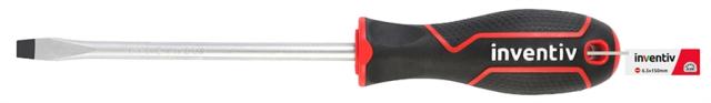 Tournevis plat mécanicien 6,5x150mm chrome vanadium - INVENTIV
