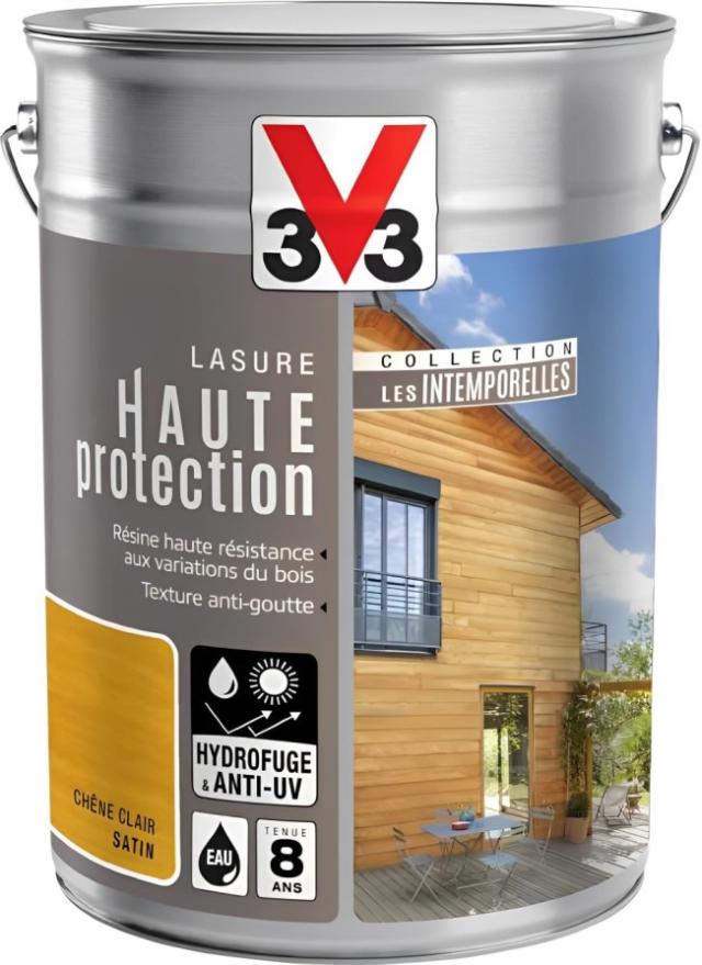 Lasure Extérieur Satin Haute Protection Chêne Clair - 5L