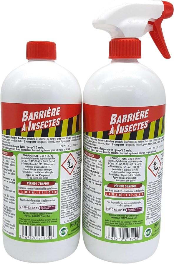 Barrière à Insecte 1L + Recharge 1L