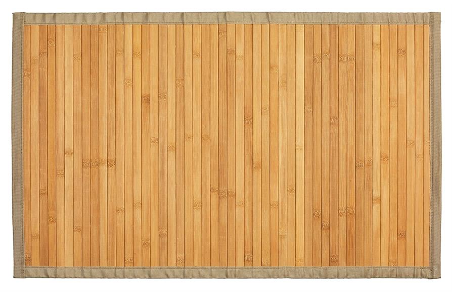 Tapis de bain bambou 50x80cm naturel