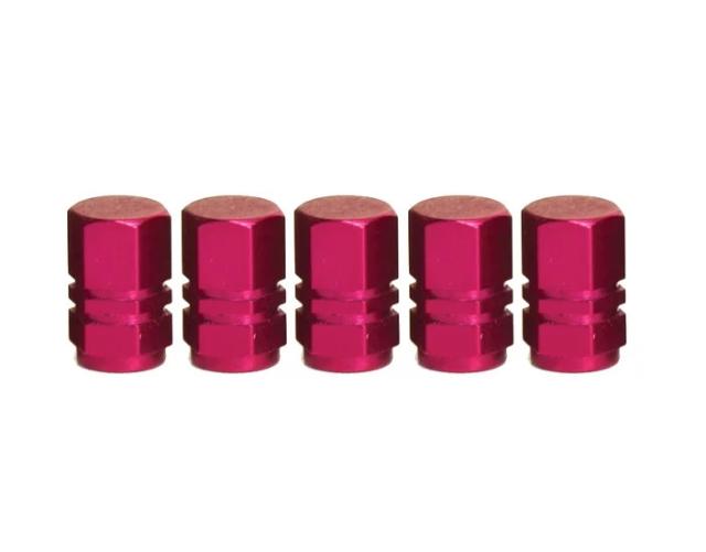 Bouchon de valves rouge - 5 pieces