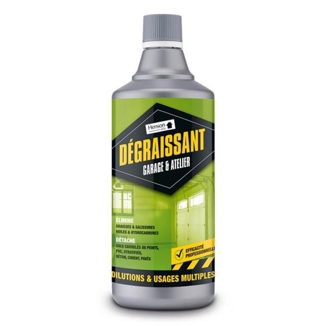 Dégraissant Huiles et Hydrocarbures 1l Henson