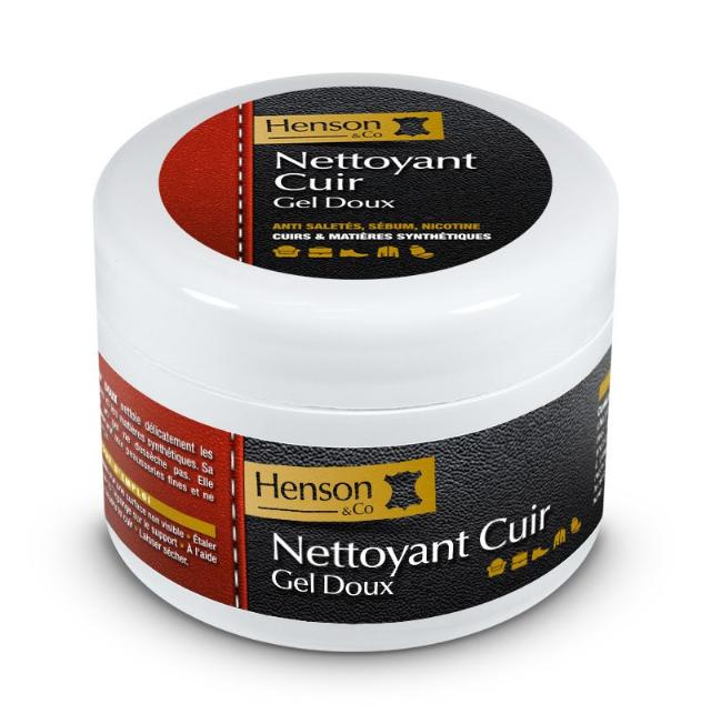 Gel nettoyant doux cuirs et matières synthétiques HENSON