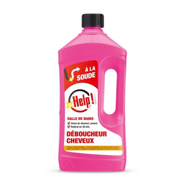 Déboucheur Cheveux - Salle de Bains HELP  800 ml