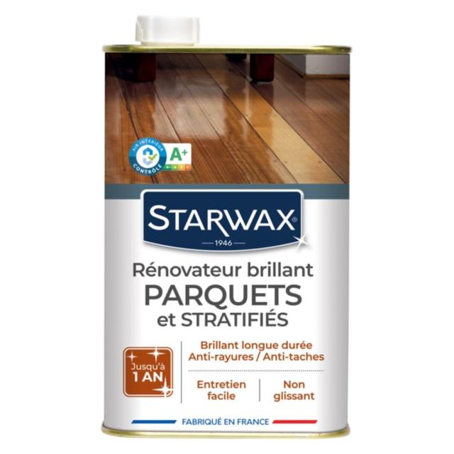 Rénovateur Brillant Protecteur pour Parquet et Sols Stratifiés 1L - STARWAX