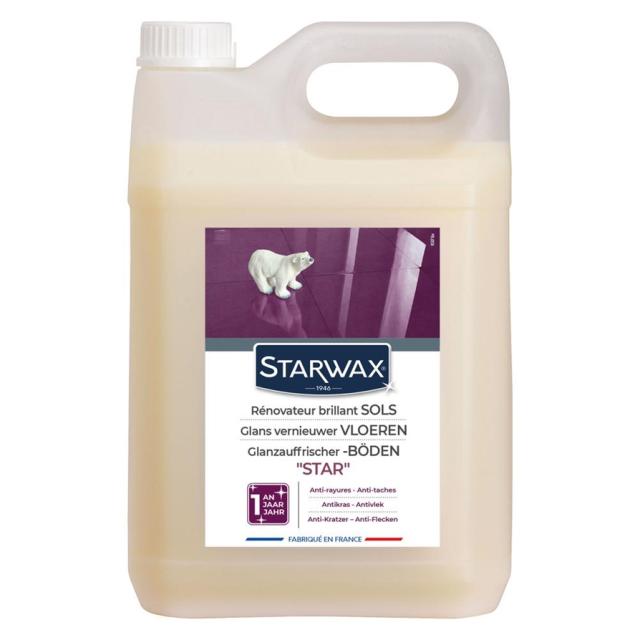 Rénovateur Brillant Star pour Sols Intérieurs 5L - STARWAX
