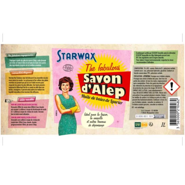 Savon d''Alep 1L STARWAX FABULOUS