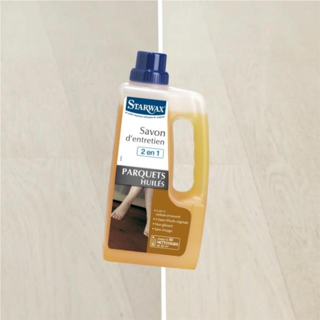 Savon D’Entretien pour Parquets Huilés 1L - STARWAX