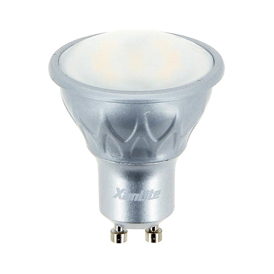 Ampoule LED SMD Transparent GU10 420lm 120° 6W Blanc chaud - XANLITE