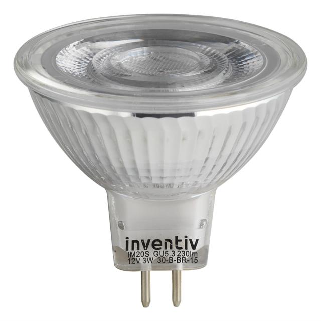 Ampoule LED spot GU5,3 230lm 25W 2700K - INVENTIV