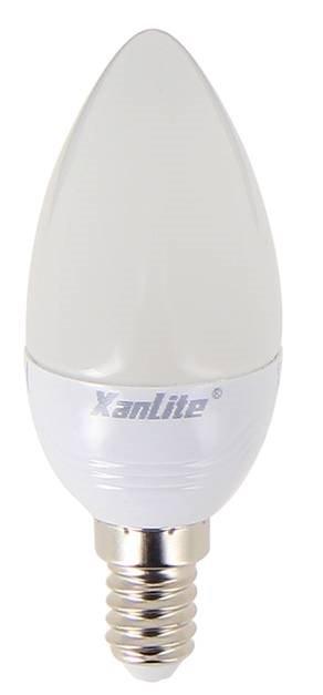 Ampoule LED SMD Blanc E27 470lm 6W Blanc chaud - XANLITE