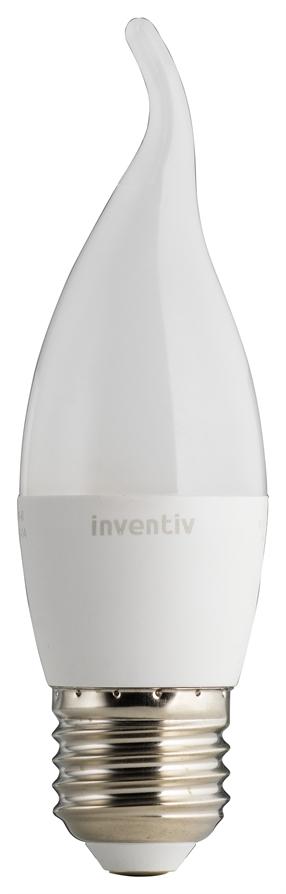 Ampoule led bougie E27 470lm '',9W Ton chaud - INVENTIV