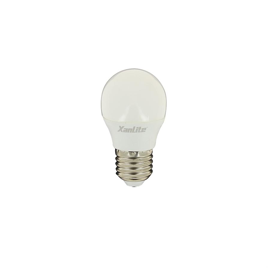 Ampoule LED SMD Blanc E27 470lm 5,5W Blanc chaud - XANLITE