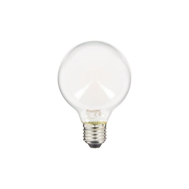 Ampoule LED Opaque G80 E27 806lm 60W 2700K Blanc chaud