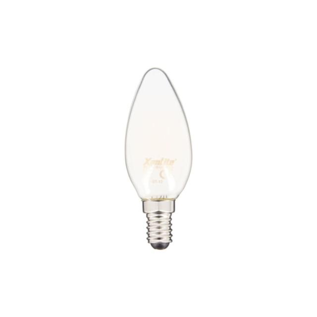 Ampoule Filament LED Flamme Opaque E14 806lm 60W 2700K Blanc chaud