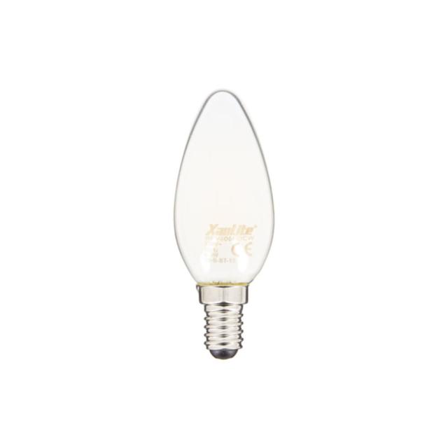 Ampoule Filament LED Flamme Opaque E14 806lm 60W 4000K Blanc neutre 