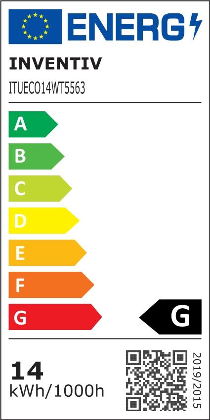 Tube éco T5 1140lm 14W Ton chaud - INVENTIV