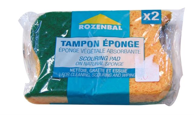 Tampon eponge veget. av.grattoir