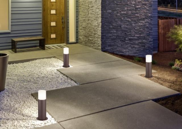 Potelet trio hoosic 1xe27 9x30cm
