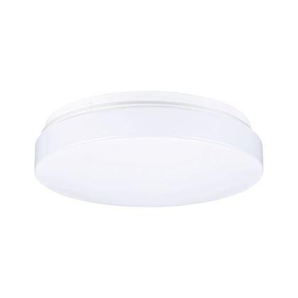 SDB plafonnier Axin IP44 max.18W E27 D.260mm plastique blanc 230V