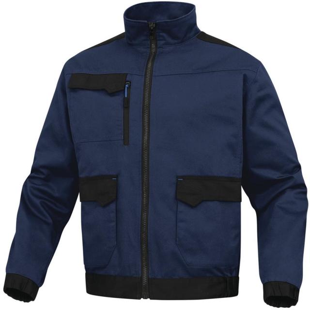 VESTE DE TRAVAIL AVEC MANCHE EN POLYESTER BLEU MARINE/ROYAL