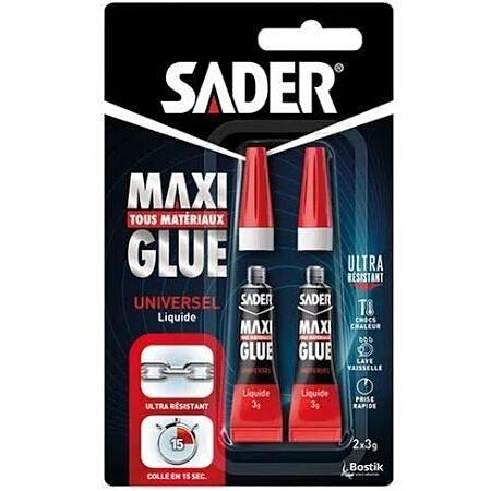 Maxiglue universel liquide 2x3gr